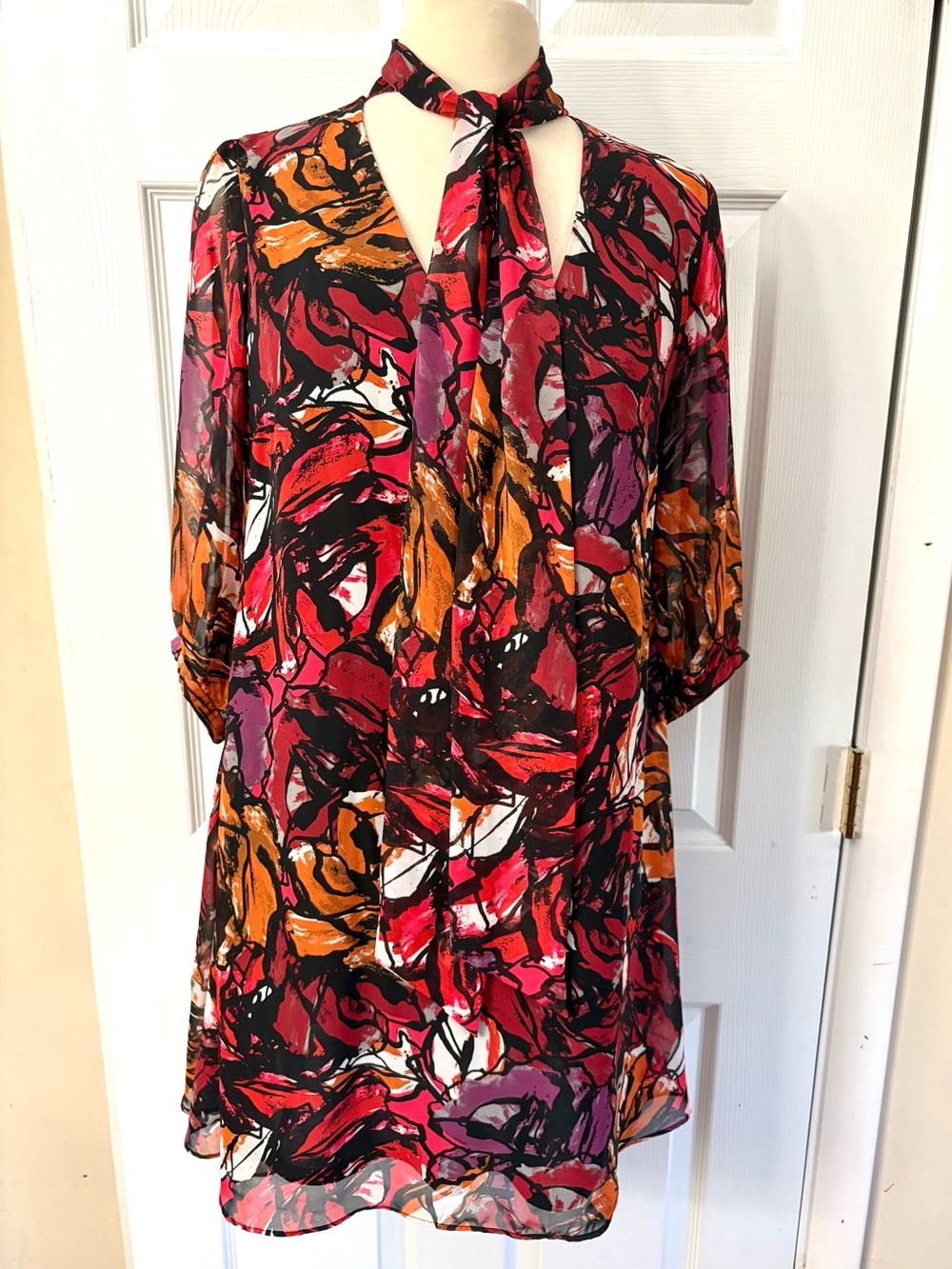 Taylor Tie Neck Dress